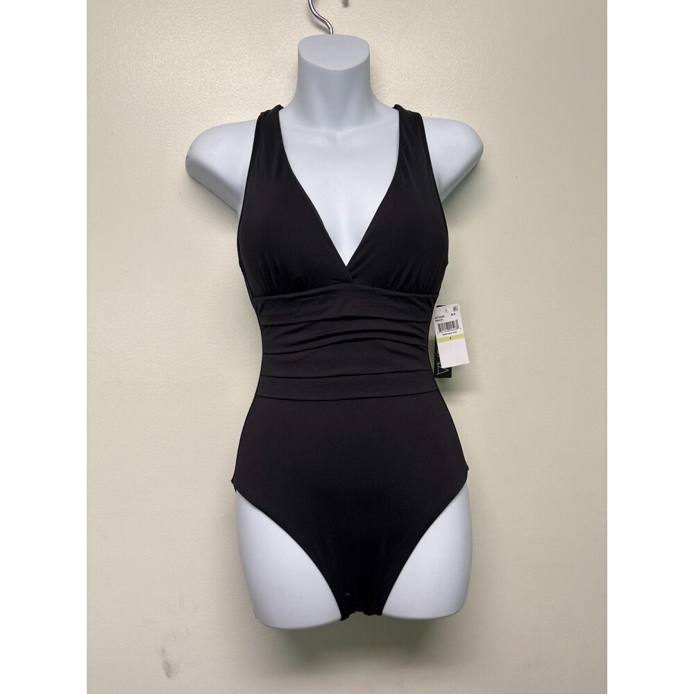 Soluna Swim Sun Goddess - Women's Size 4 Pleated One Piece Swimsuit New W/ tags